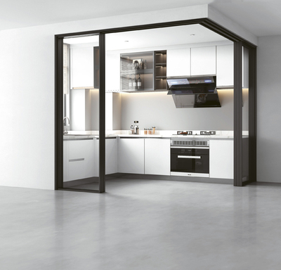 铝材厨房门方形门开门