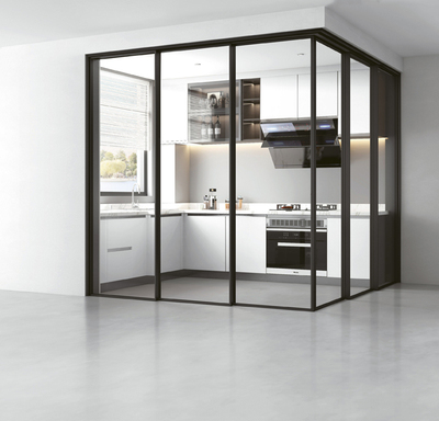 铝材厨房门方形门